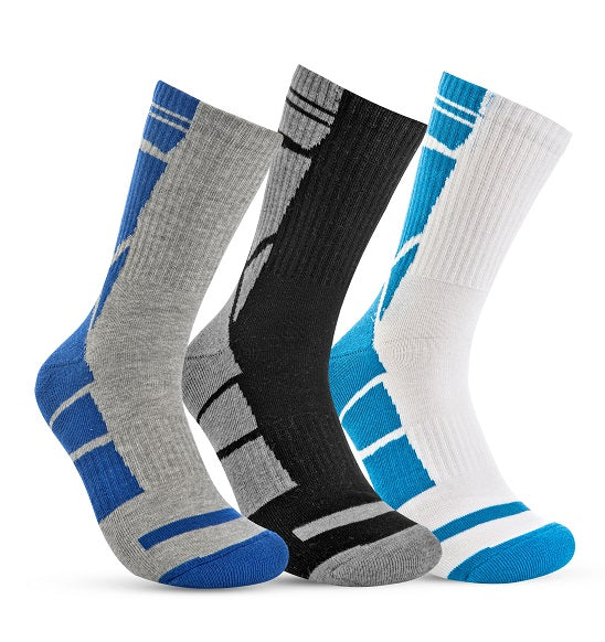 Long-Cut Half-Cushioned Men's Socks